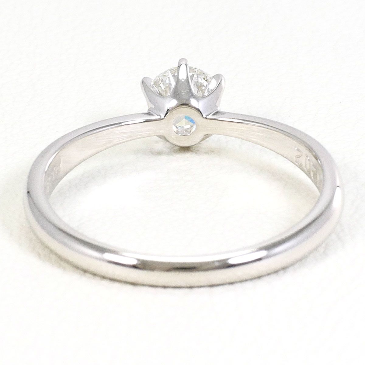 PT900/プラチナ リング・指輪 10号 ダイヤモンド 0.343ct SI2 鑑定書