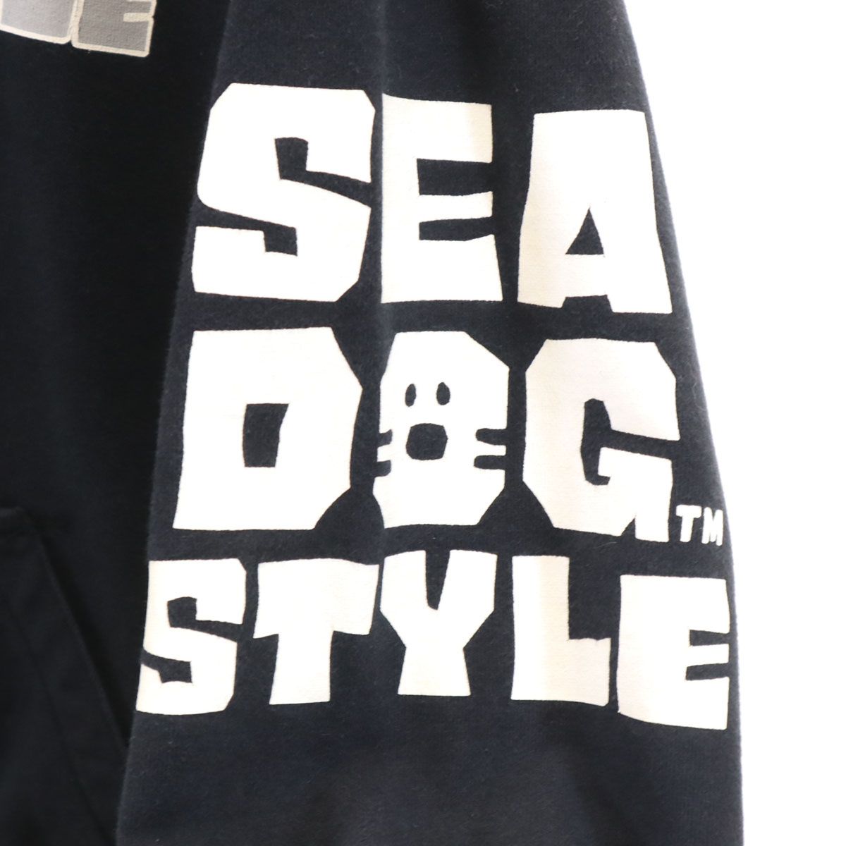 SEA DOG シードッグ 日本製 長袖 スウェットパーカー 1 ブラック