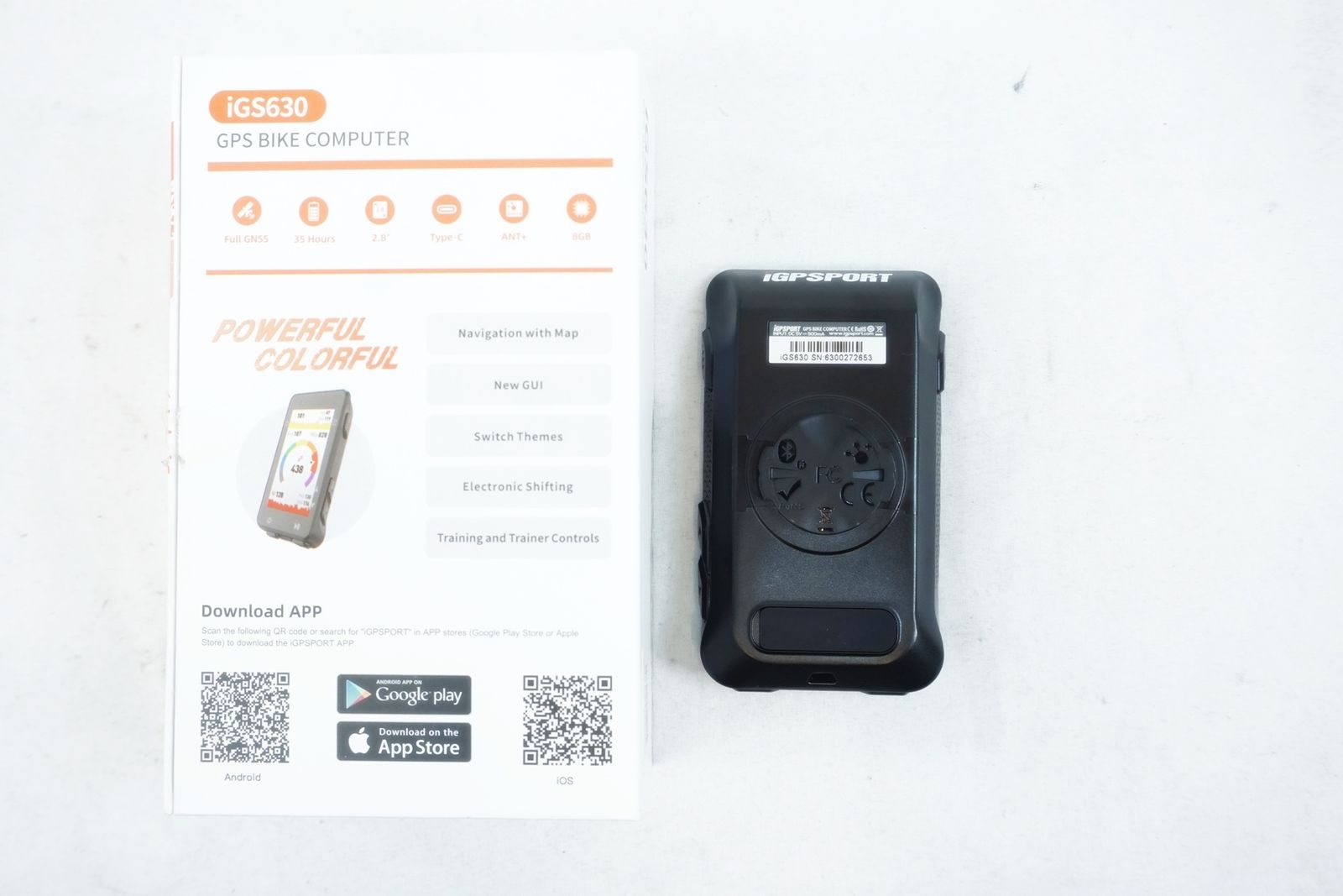 IGPSPORT 「イジーピースポーツ」 IGS630 サイクルコンピューター