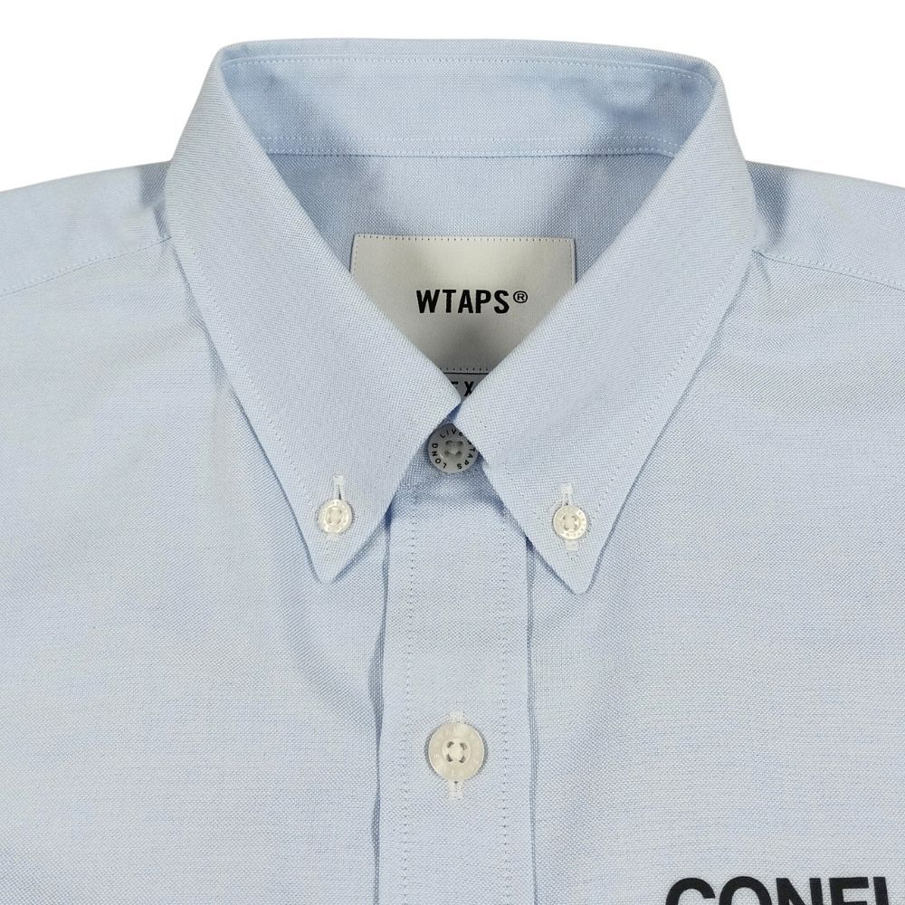 WTAPS ダブルタップス 26SS BD / SS / CTPL. OXFORD 半袖シャツ ブルー