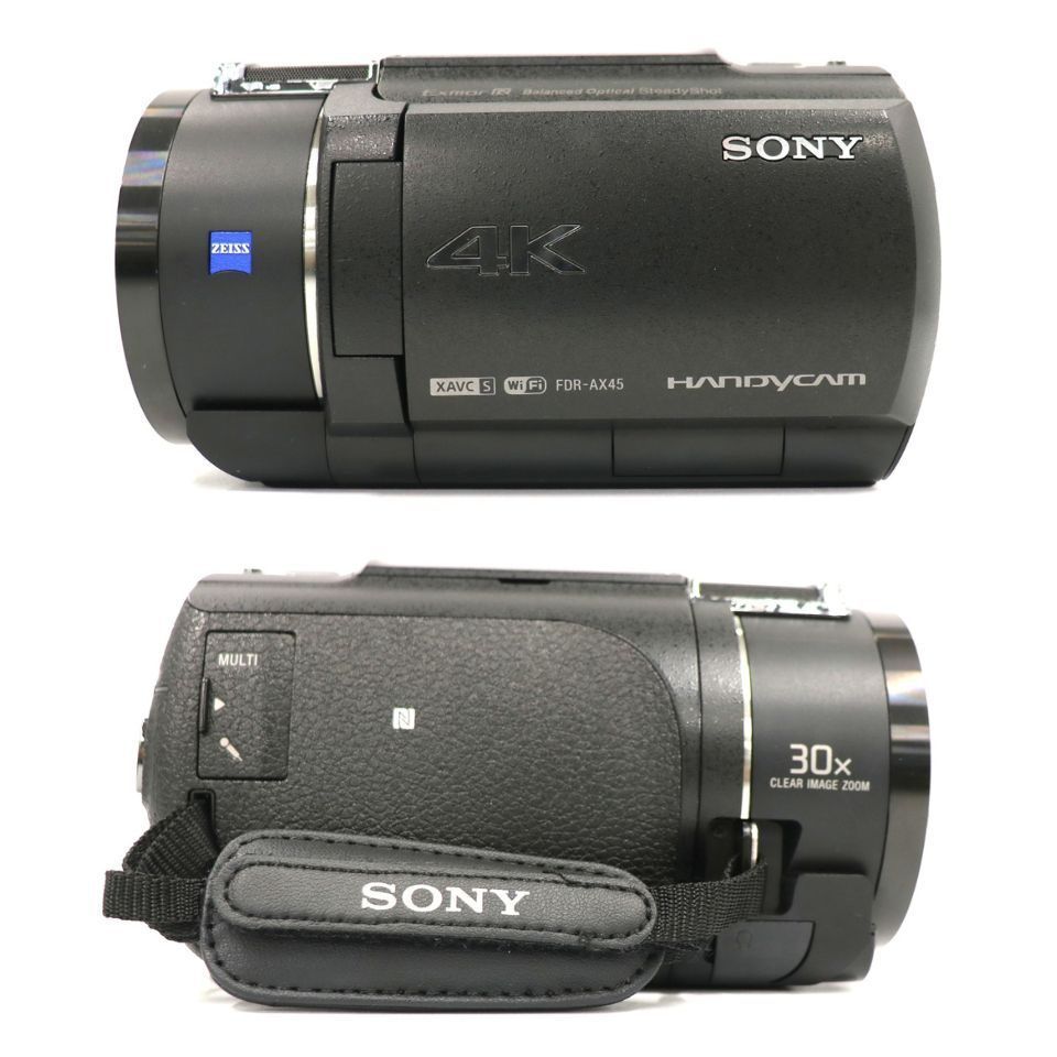 ソニー 4Kビデオカメラ FDR-AX45A fdr-ax45a-b ブラック 整備済み