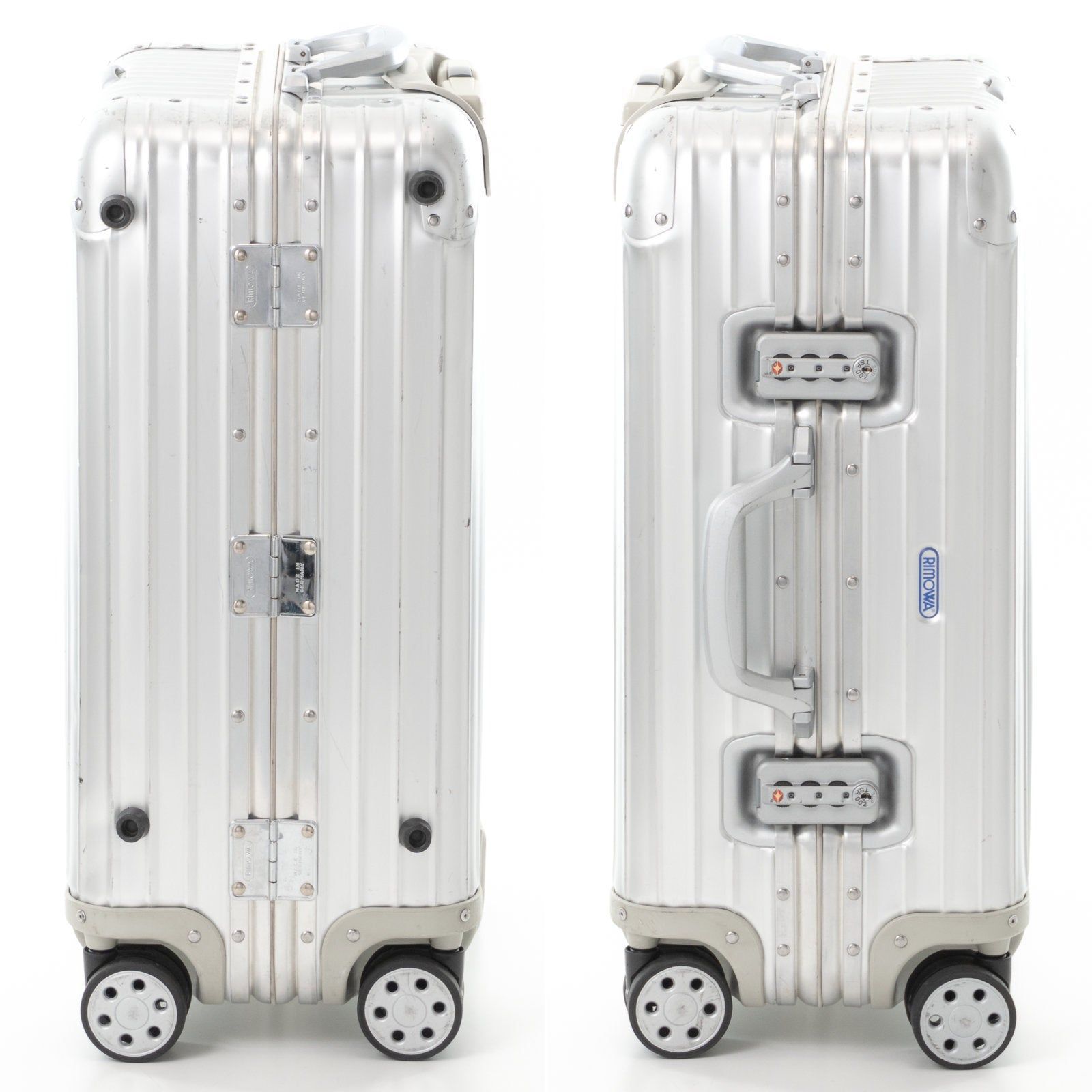 RIMOWA リモワ アタッシュケース アルミ シルバー ダイヤルロック RIMOWA リモワ TOPAS トパーズ 51L 4輪 TSAロック 日本未発売サイズ