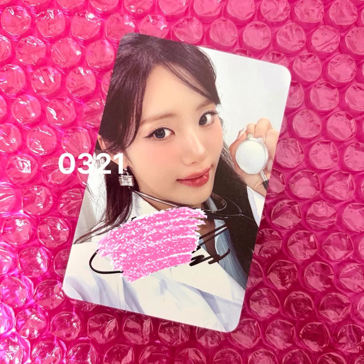 プロミスナイン(fromis_9) サイン入りトレカ パク・ジウォン(PARK