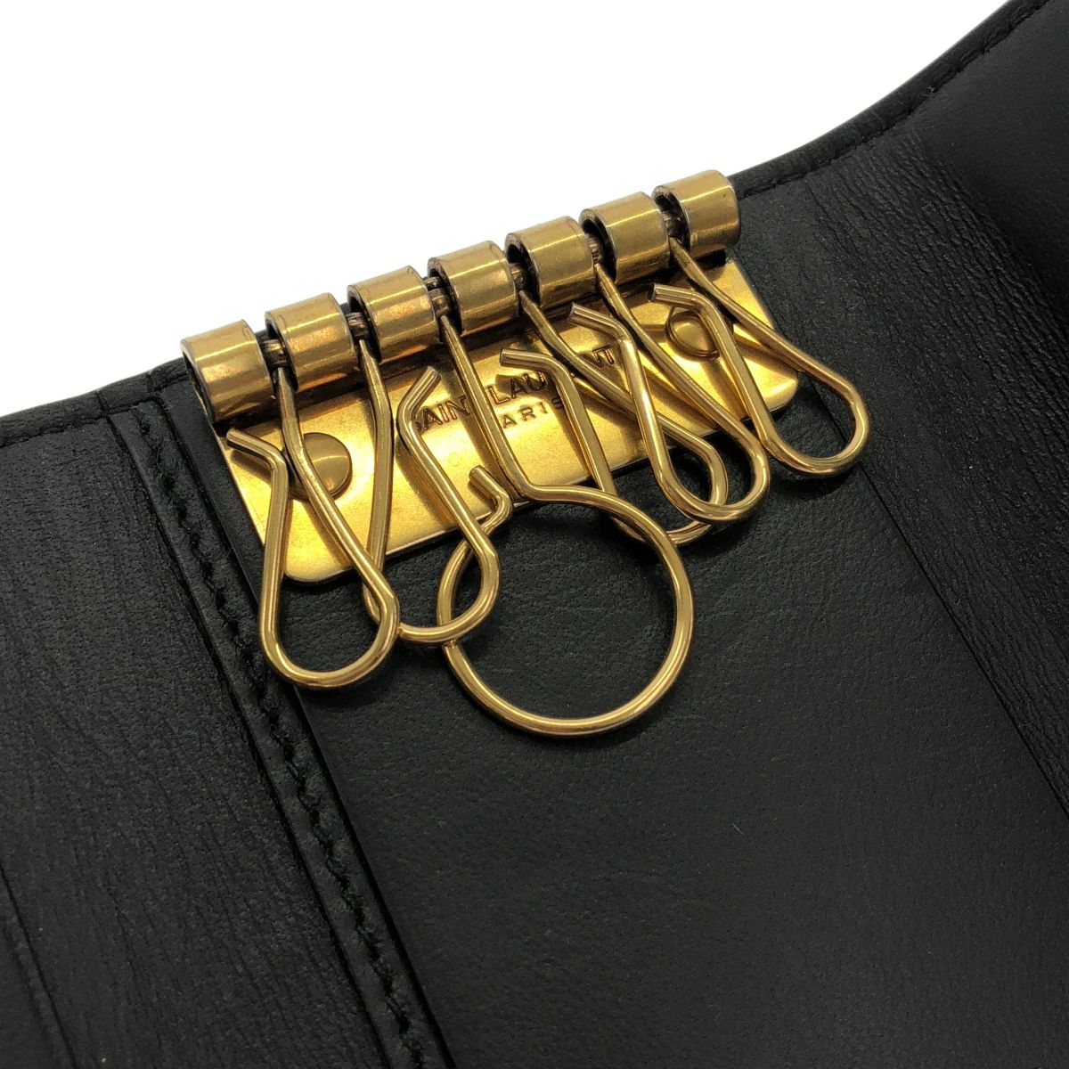 SAINT LAURENT PARIS サンローラン パリ 6連 クロコキーケース