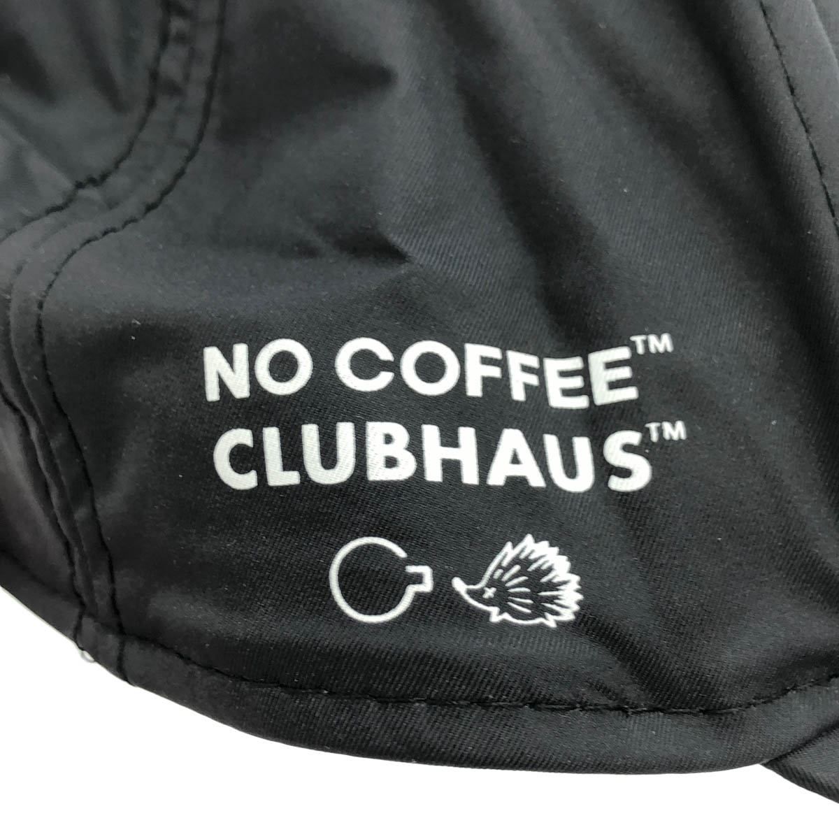 CLUBHAUS✖️NO COFFEE コラボ キャップ ブラック NO COFFEE×CLUBHAUS ノーコーヒー クラブハウス NEWERA キャップ