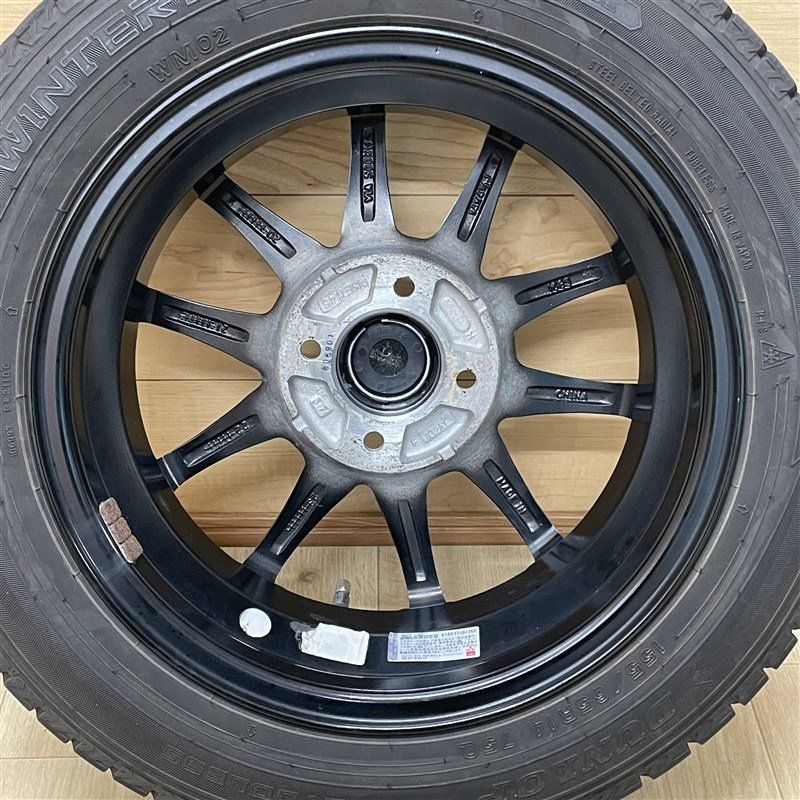 155/65R14 ダンロップ WM02 2022年製 ☆ 軽 軽自動車 等 G-SPEED 4.5
