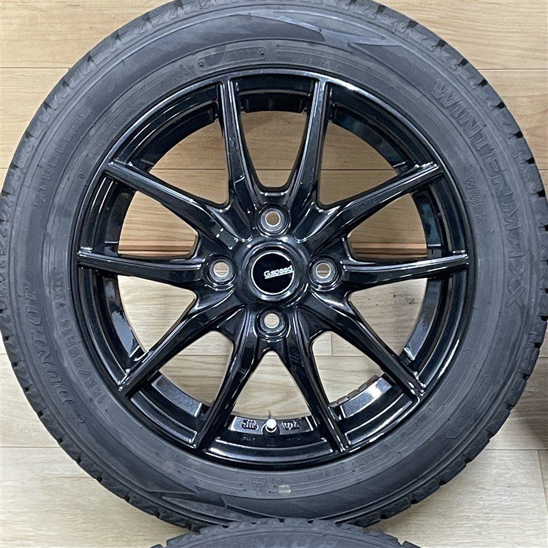 155/65R14 ダンロップ WM02 2022年製 ☆ 軽 軽自動車 等 G-SPEED 4.5