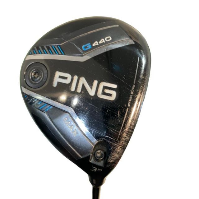 【中古】 ピン G440 MAX 3W フェアウェイウッド FW PING TOUR 2.0 CHROME 65(FW) (フレックスS) メンズ 男性用 右利き 右用 Cランク ゴルフクラブ
