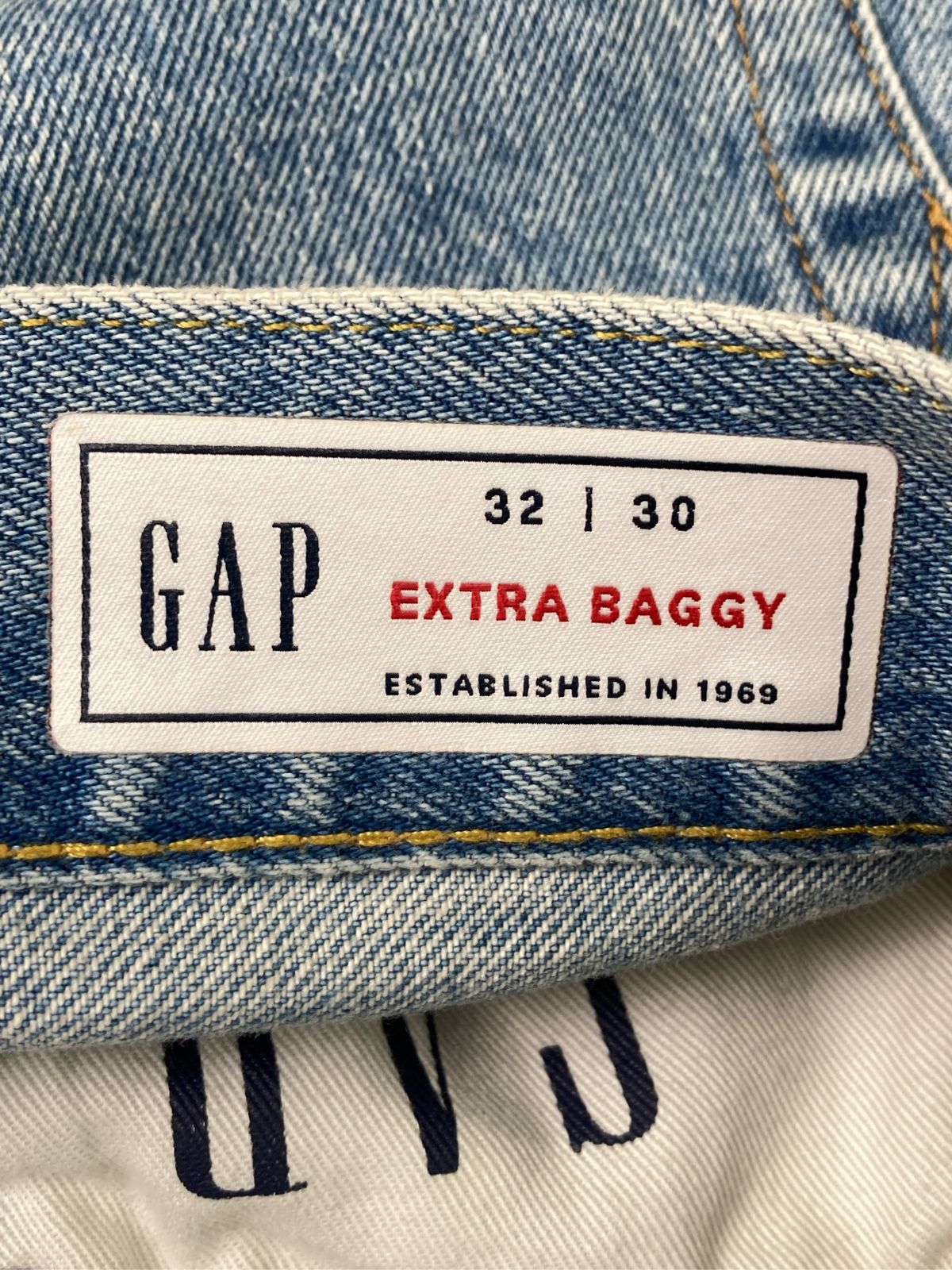 GAP ギャップ デニムパンツ 32 / 30 ブルー 無地 スタンダード 