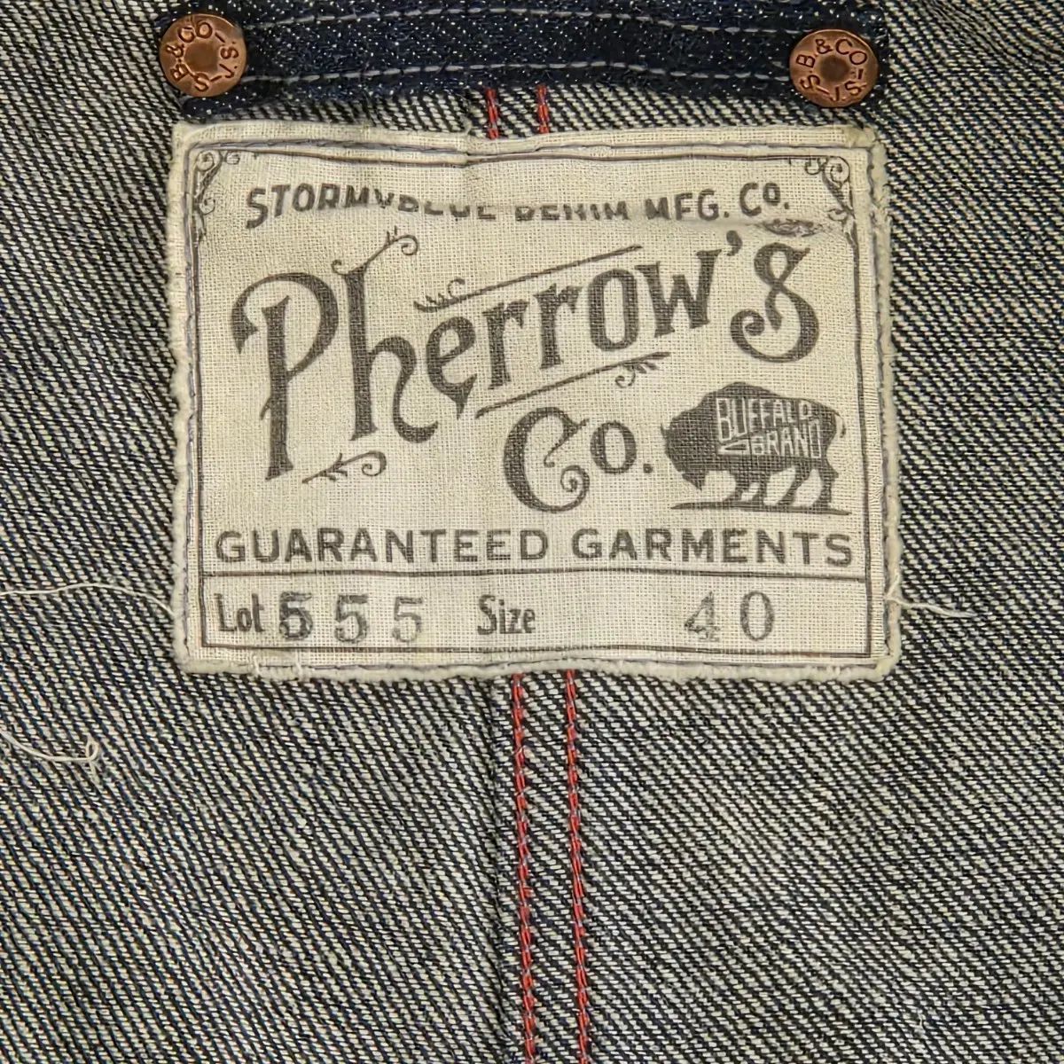 Pherrow's フェローズ デニム カバーオール ジャケット Lot 555 - メルカリ