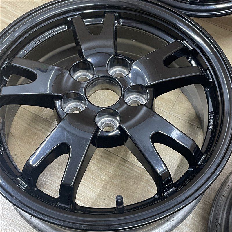 トヨタ プリウス 純正 6-15+45 5H100 15インチ ホイール 4本セット 009