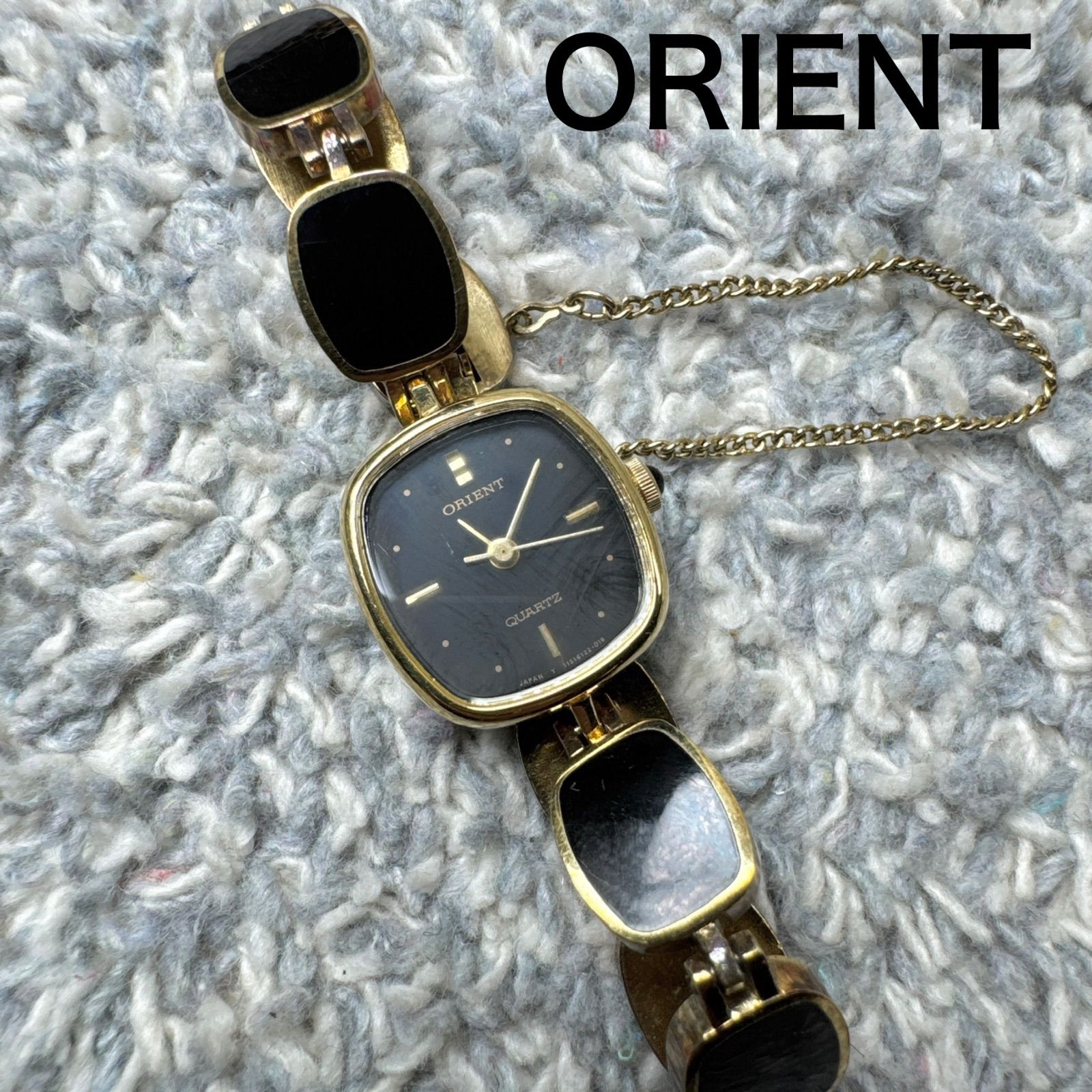 ORIENT オリエント クォーツ レディース腕時計 ブラック文字盤