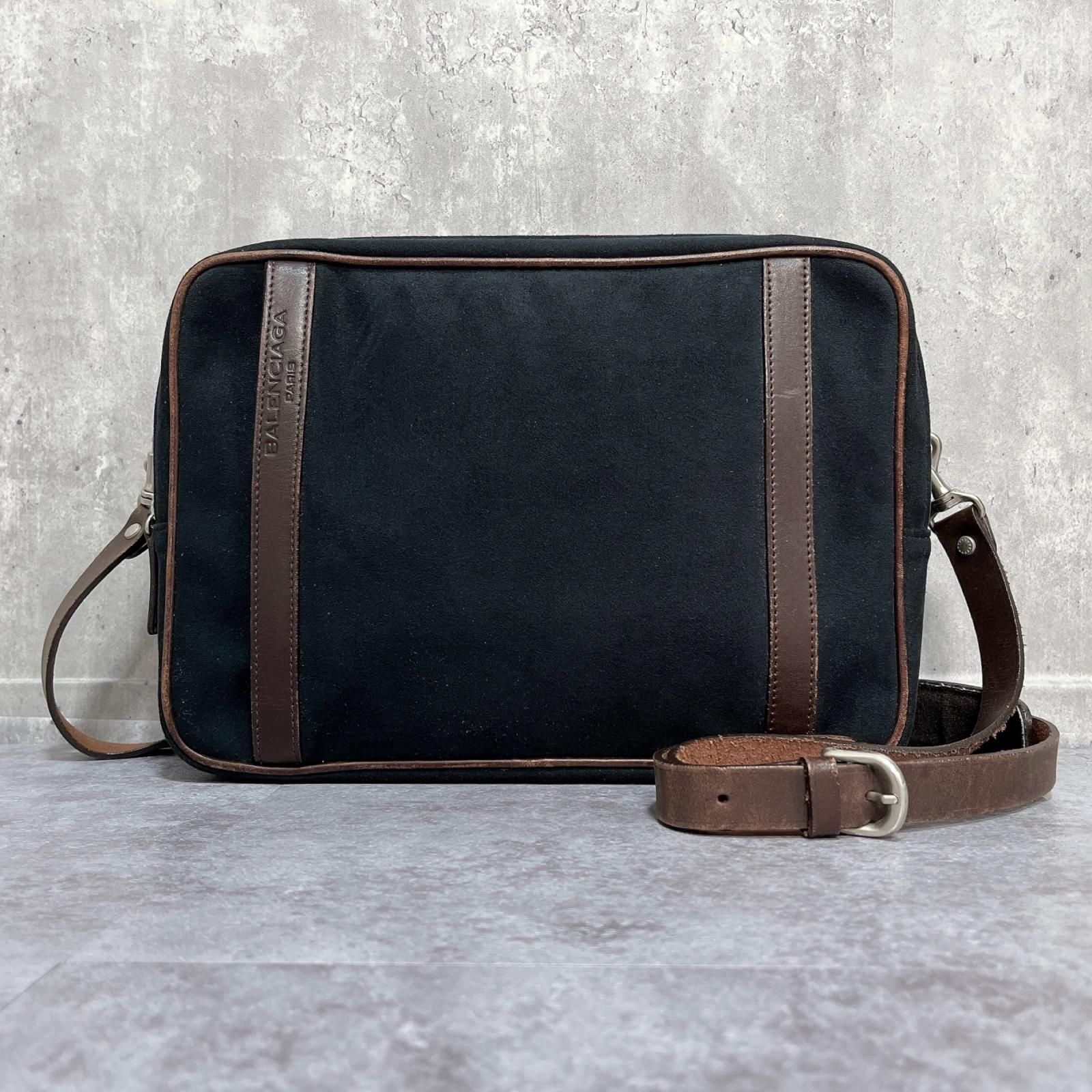 BALENCIAGA】バレンシアガ ショルダーバッグ ACE社製 スエード調 起毛