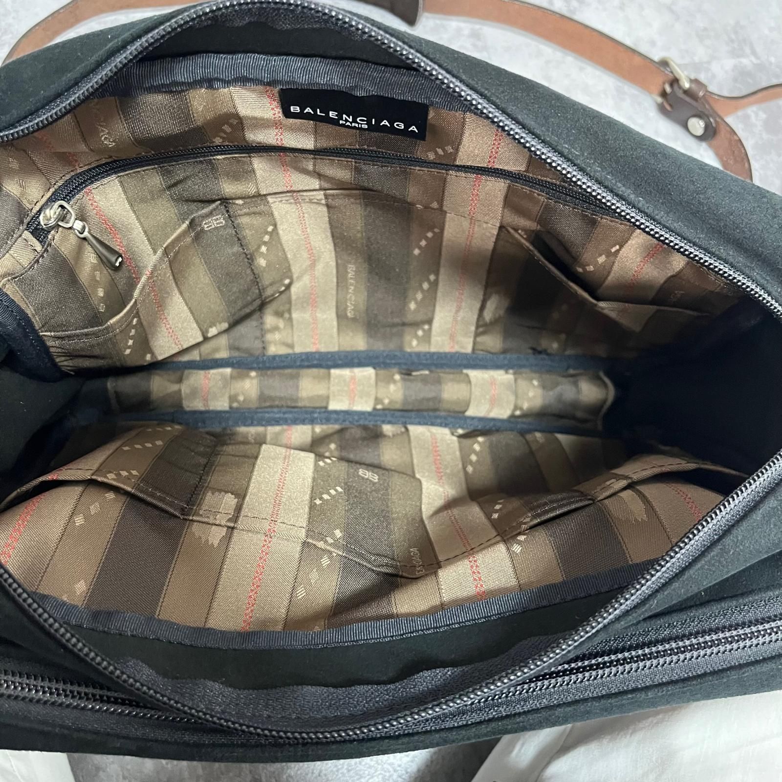 BALENCIAGA】バレンシアガ ショルダーバッグ ACE社製 スエード調 起毛