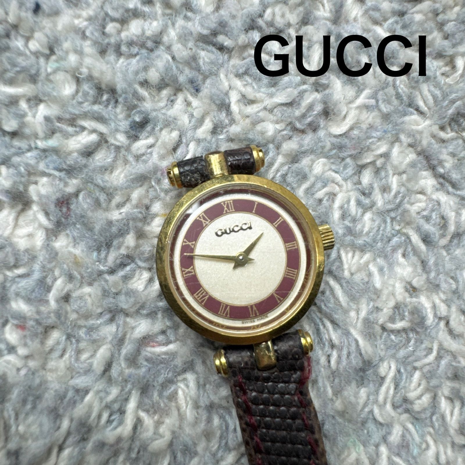 GUCCI グッチ クォーツ レディース腕時計 シェリーライン ゴールド