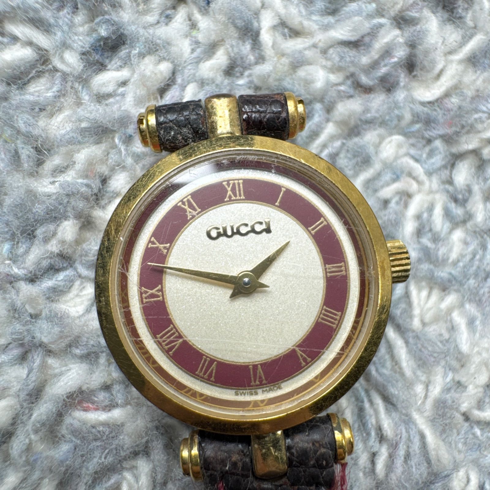 GUCCI グッチ クォーツ レディース腕時計 シェリーライン ゴールド