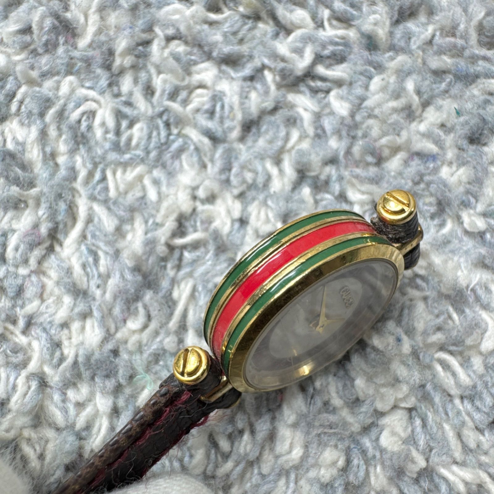 GUCCI グッチ クォーツ レディース腕時計 シェリーライン ゴールド