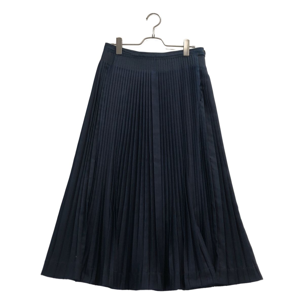 【美品】 45r / フォーティファイブアール | 粟サテンのプリーツスカート | インディゴ | レディース 12,405円