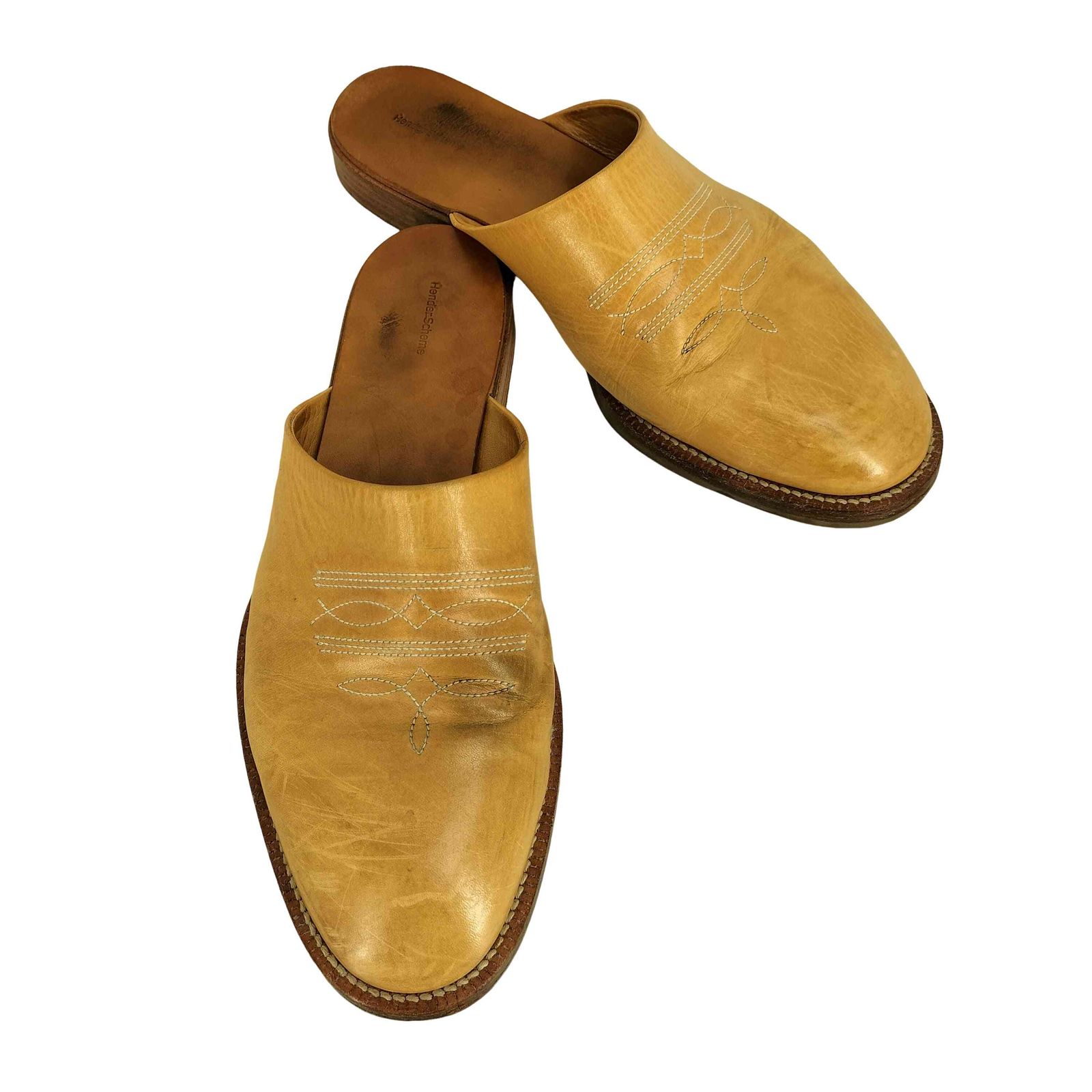 美品❗️Hender Schemeレザーミュール CHEAK 5番 美品❗️Hender Schemeレザーミュール CHEAK 5番 - メルカリ