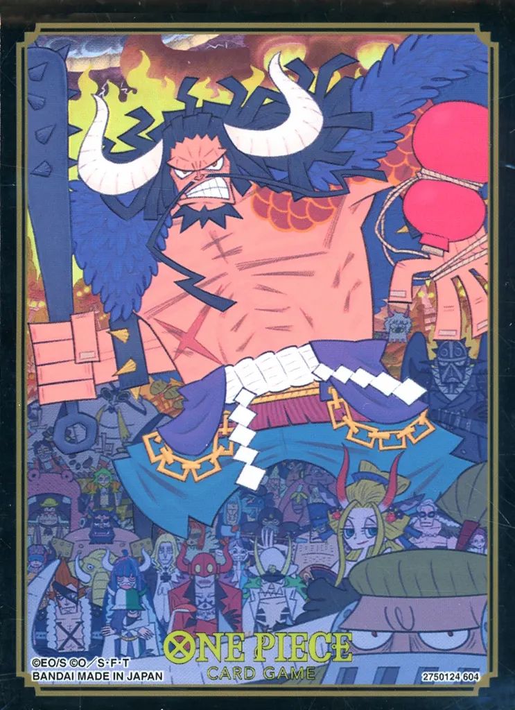 [중고] 원피스 카드 게임 공식 카드 슬리브 인증 스토어 에디션 vol.1 카이도 공식 판매점 한정 공급