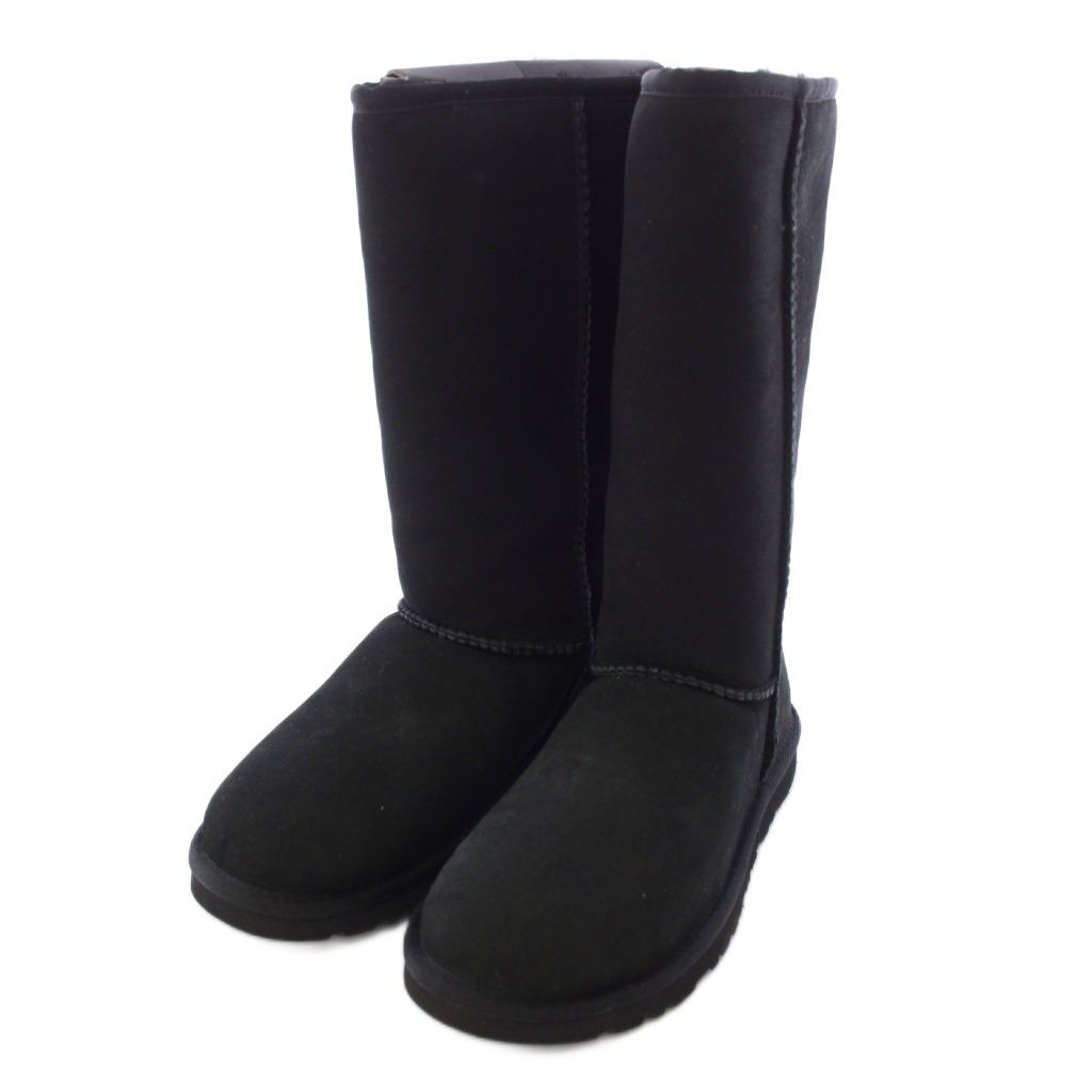 UGG Australia W CLASSIC TALL Mouton Boots Long Boots US6 Black Black 5815W/TK