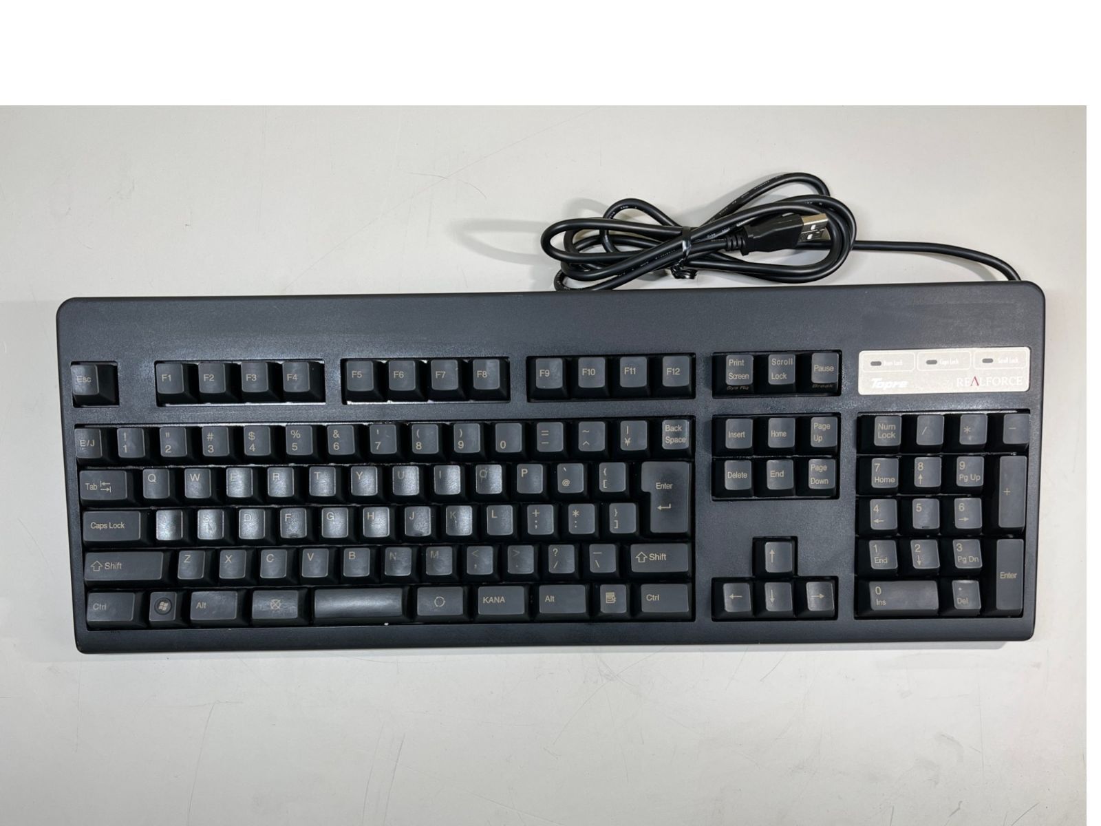◇리얼포스 아키사이트 XE01L0 USB 유선 키보드 일본어 레이아웃