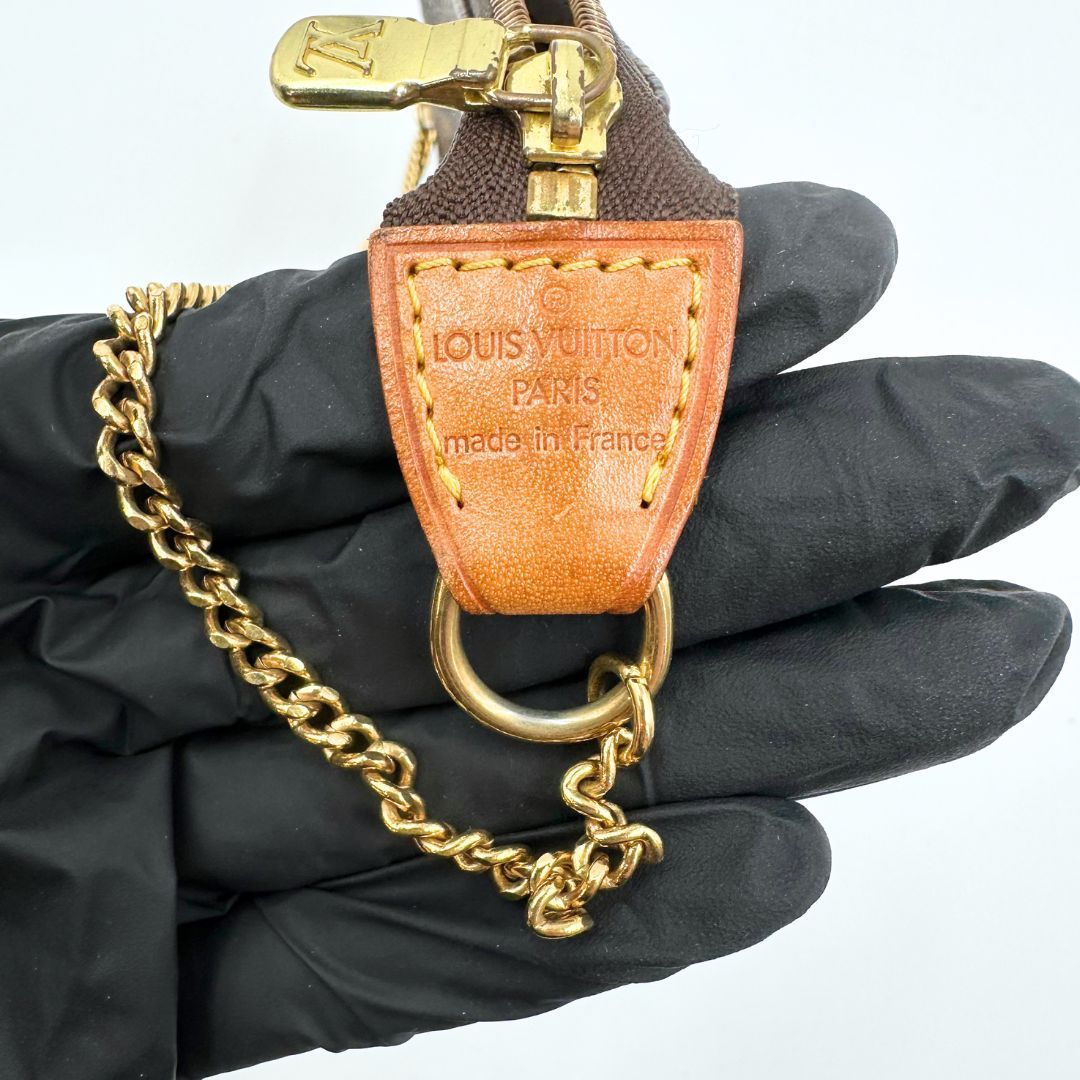 美品】Louis Vuitton モノグラム ミニ ポシェット アクセソワール