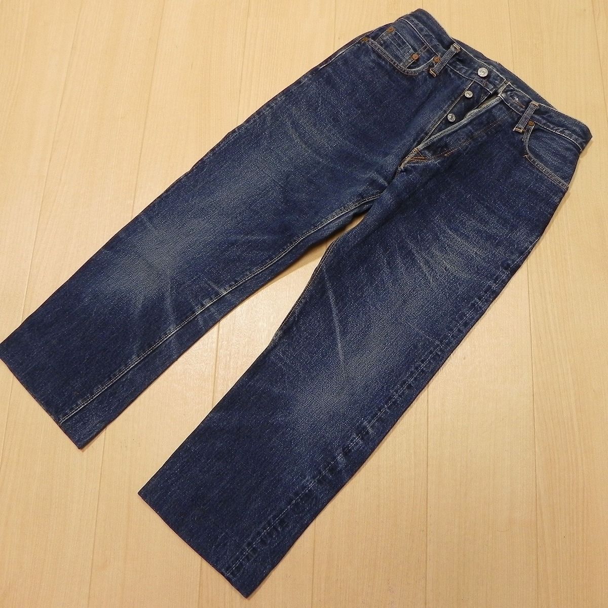 DENIME 旧ドゥニーム 革パッチ XXタイプ ii711☆ 旧ドゥニーム 旧 DENIME 革パッチ XX モデル インディゴ