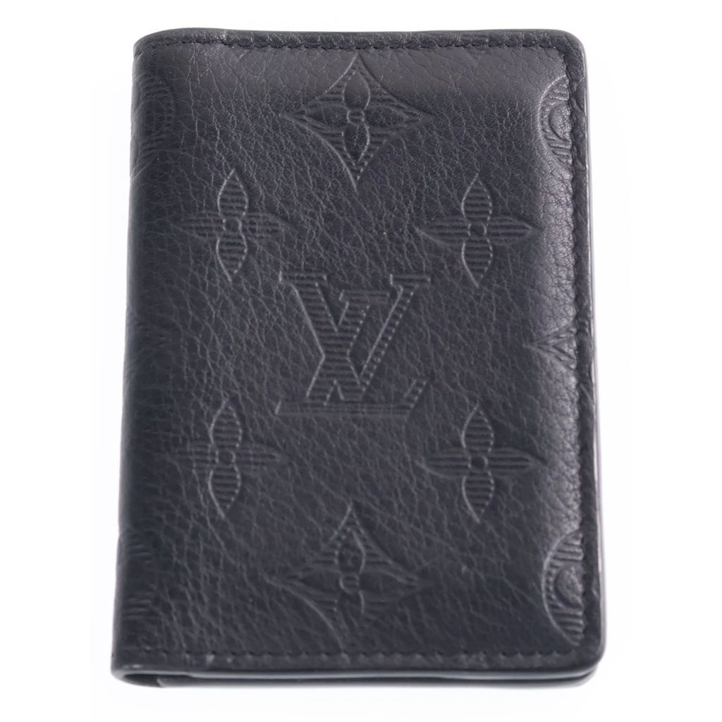 LOUIS VUITTON (ルイヴィトン) モノグラム シャドウ オーガナイザー・ドゥ ポッシュ M62899 ブラック