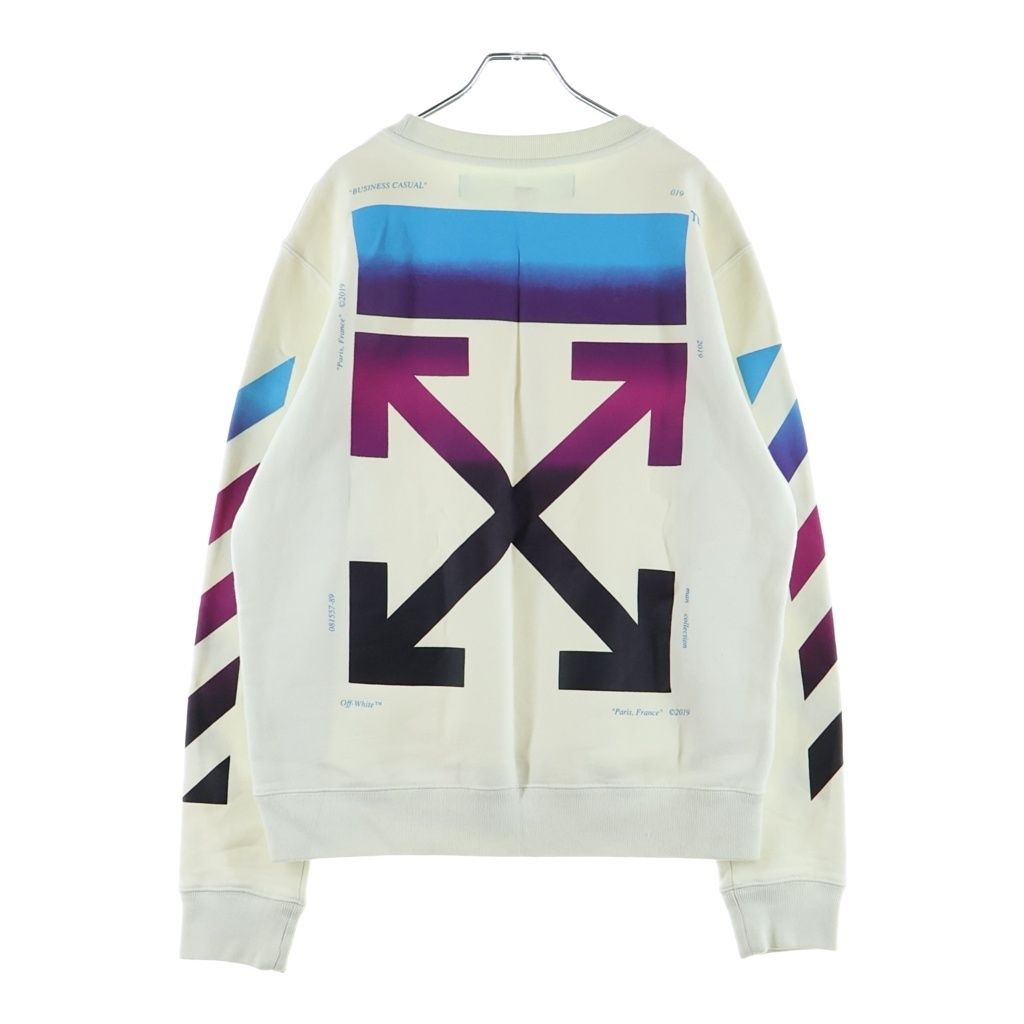 Off-White 19AW Diag グラデーション スウェット OFF-WHITE (オフホワイト) 19AW DIAG GRADIENT CREWNECK ダイアグ