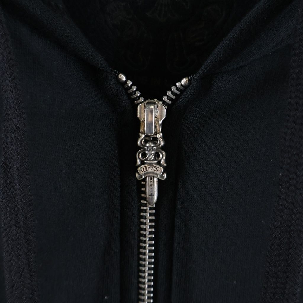 CHROME HEARTS (クロムハーツ) SWTSHRT HD ZIP 東京限定 バックホース