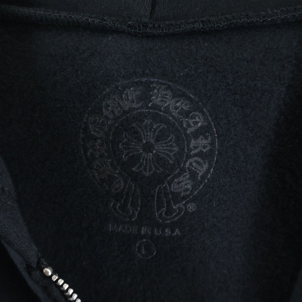 CHROME HEARTS (クロムハーツ) SWTSHRT HD ZIP 東京限定 バックホース