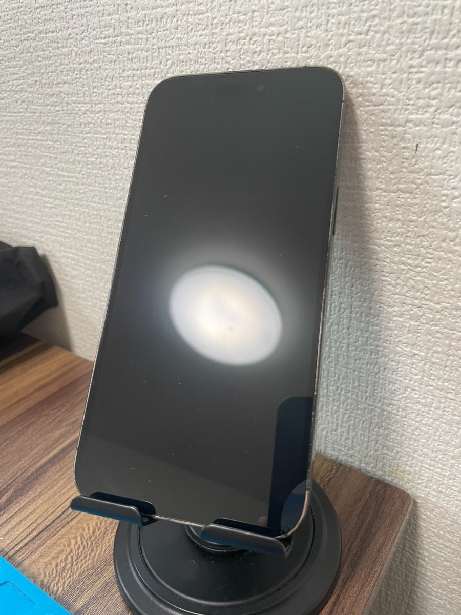 iPhone14ProMax ブラック 128GB バッテリー100% - メルカリ