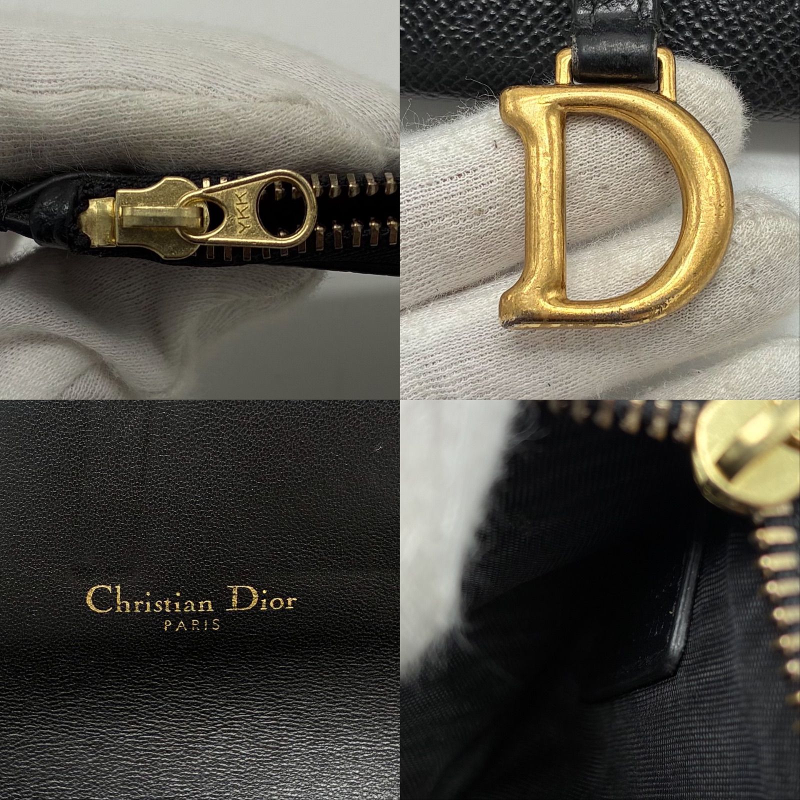 美品 Christian Dior クリスチャン ディオール サドル チェーン