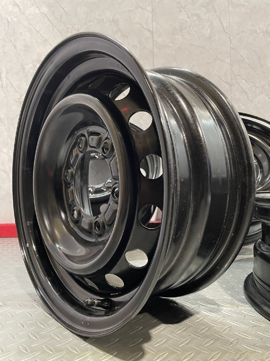 新車外し】TOYOTA トヨタ 200系ハイエース 純正ホイール/純正スチール