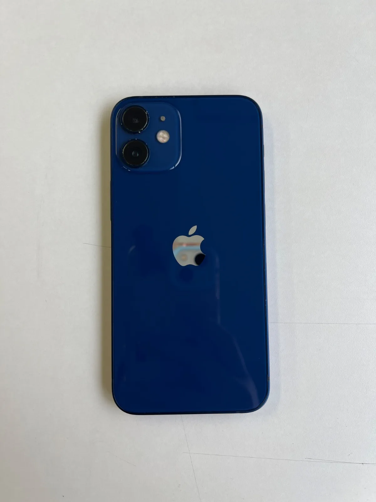 美品 iPhone 12 mini 128GB ブルー バッテリー76% MGDP3J/A - 8711