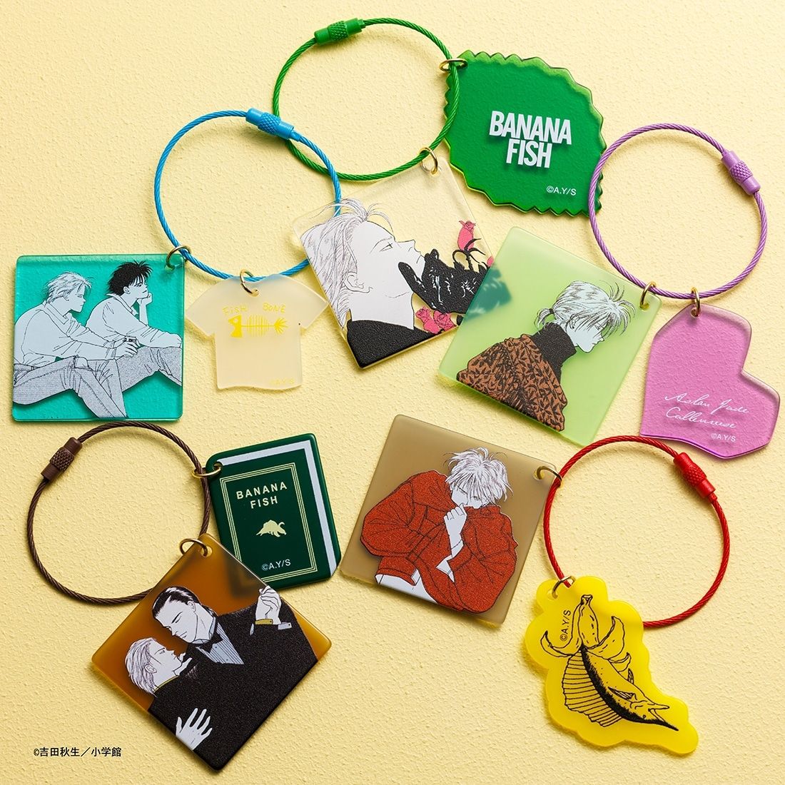 予約販売/Pre-Order】BANANA FISH ダブルアクリルキーリング 4