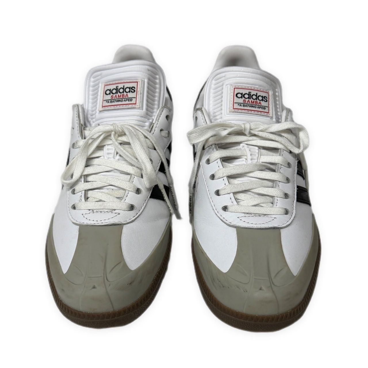 メルカリ祭！土日セール！エイプタンク　ゴーストフレア A BATHING APE × adidas エイプ アディダス US8 26cm Samba Cloud