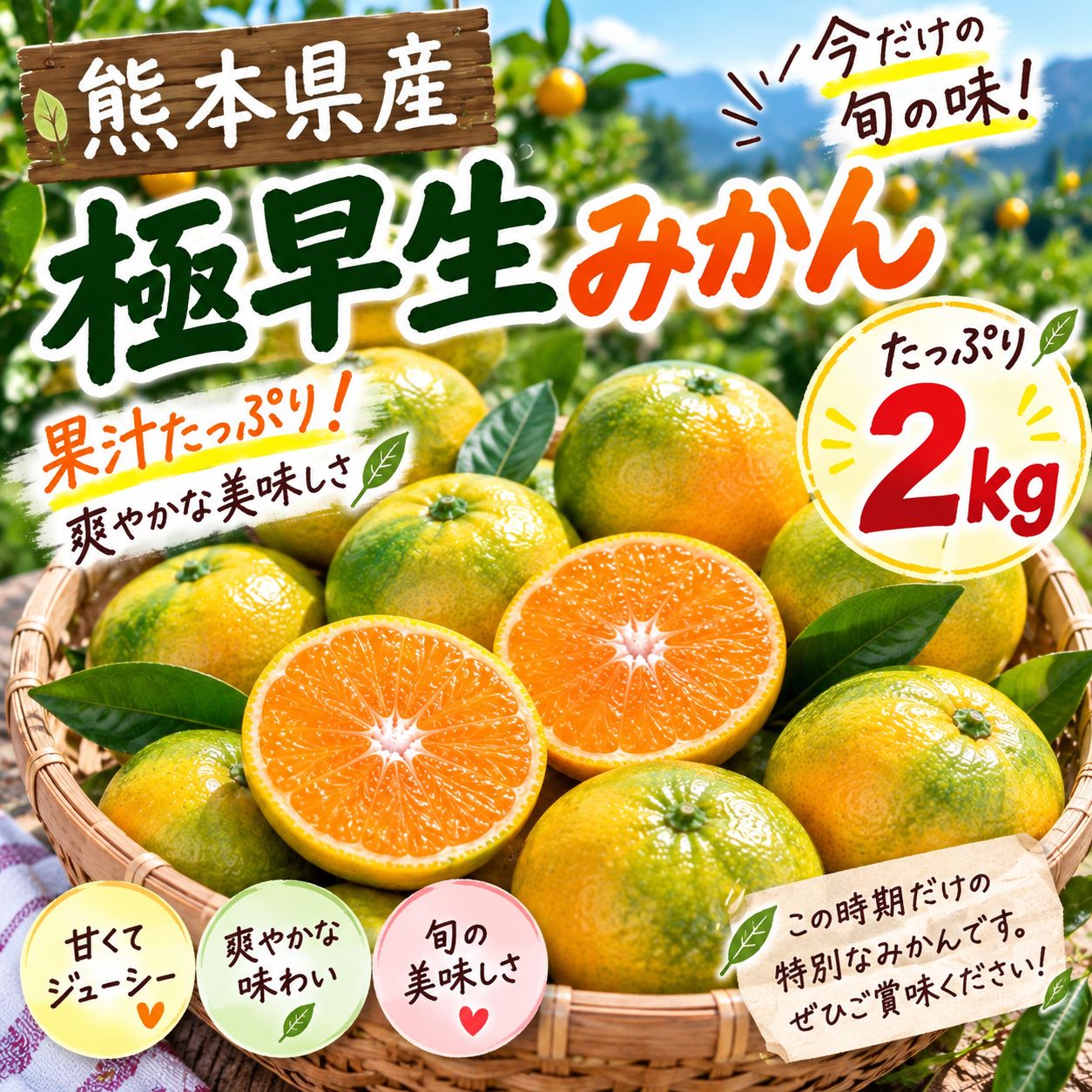 【メルカリ便発送】　ミカン　SR 熊本県産 極早生みかん 約2kg 新品 - メルカリ