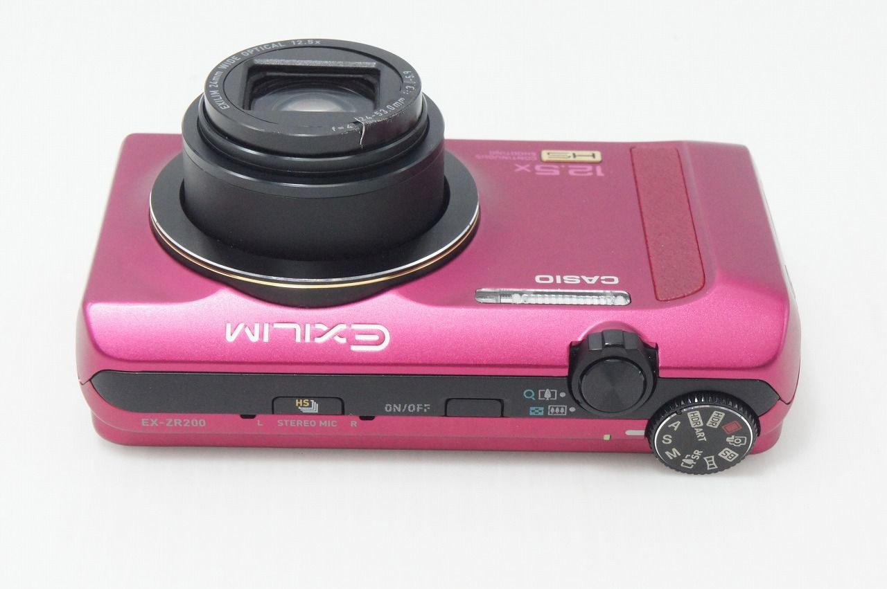 CASIO EXILIM EX-Z900 レッド 箱付き 美品 コンデジ CASIO カシオ HIGH SPEED EXILIM EX-ZR200 コンパクトデジタルカメラ