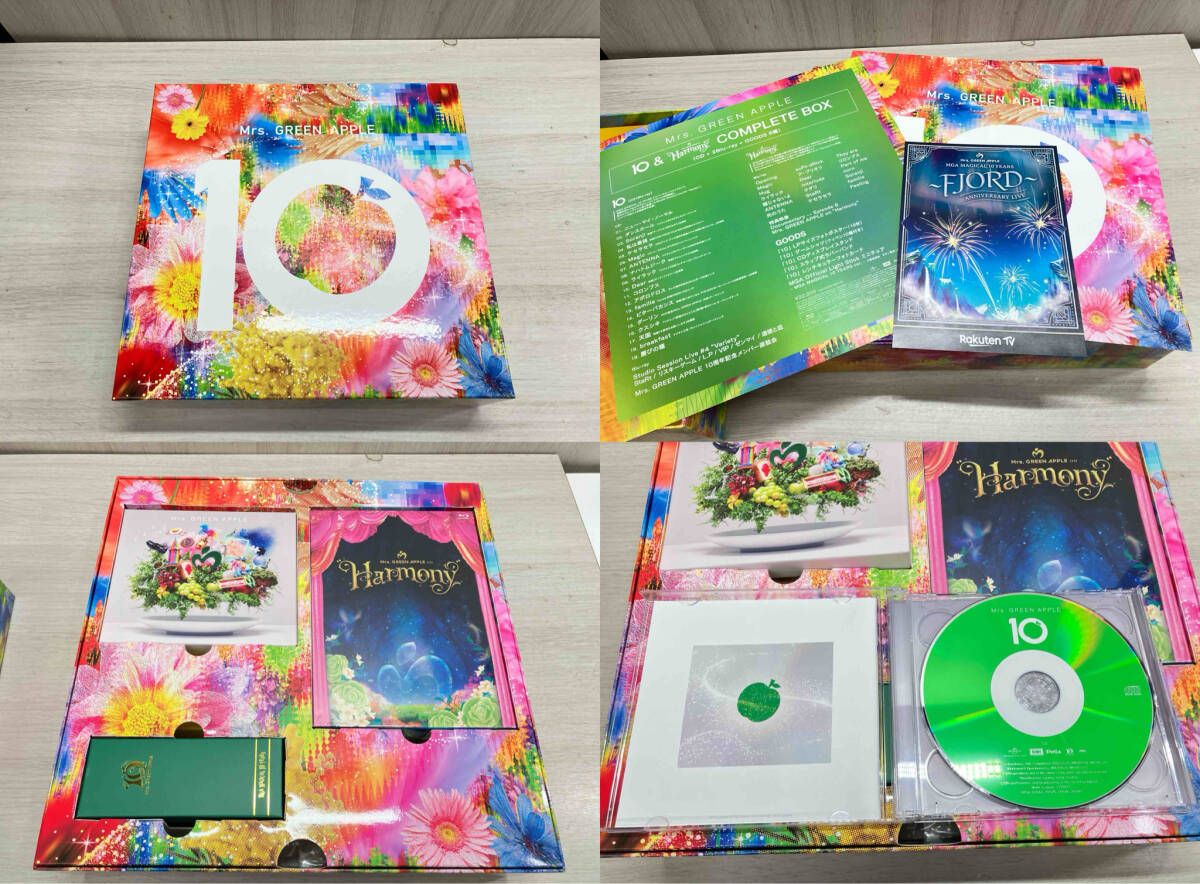 Mrs.GREEN APPLE CD 10(10 & 'Harmony' COMPLETE BOX)(初回生産限定盤