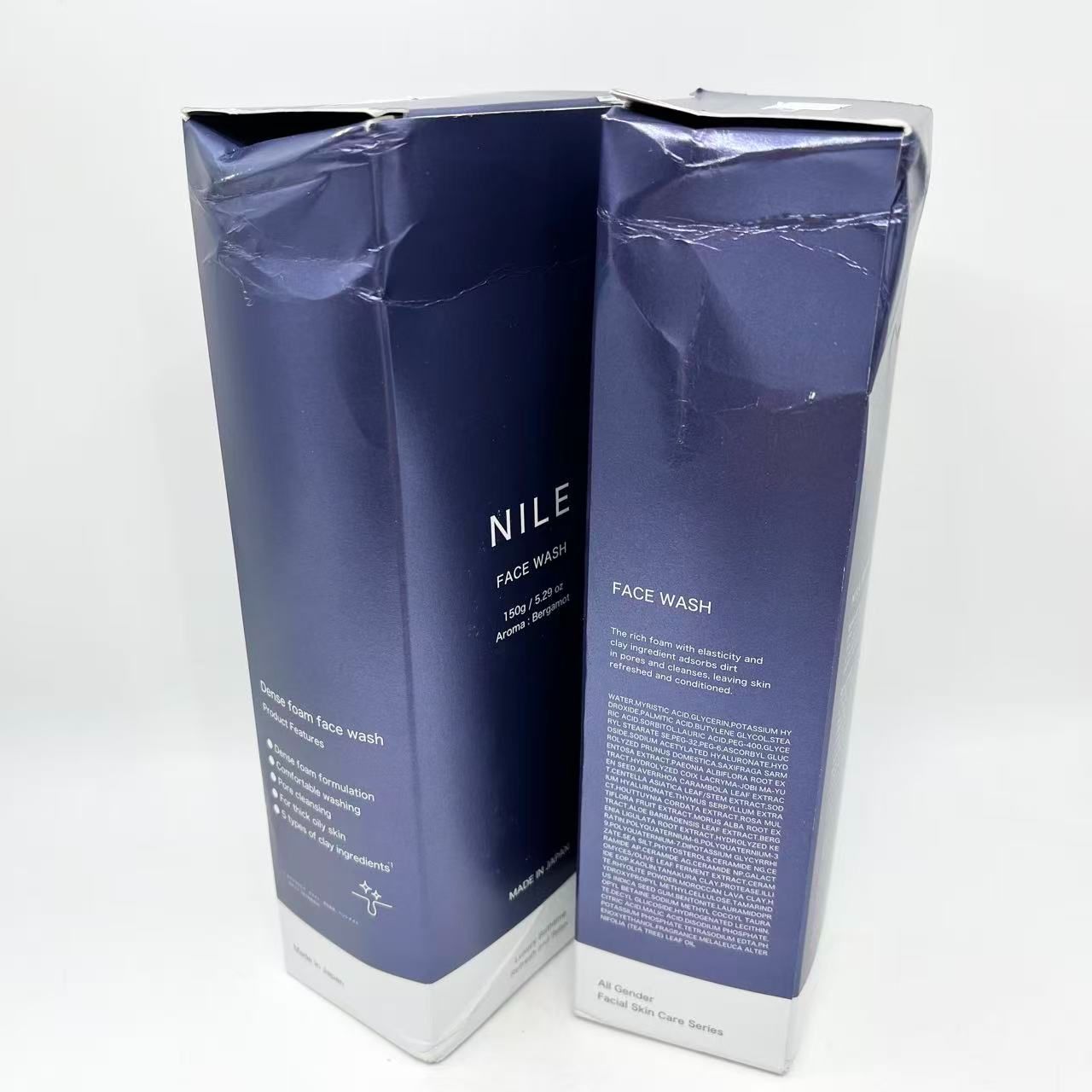 【新品・未開封】NILE 濃密泡洗顔クリーム 8本セット 2点セット NILE 濃密泡洗顔 洗顔せっけん ベルガモットの香り