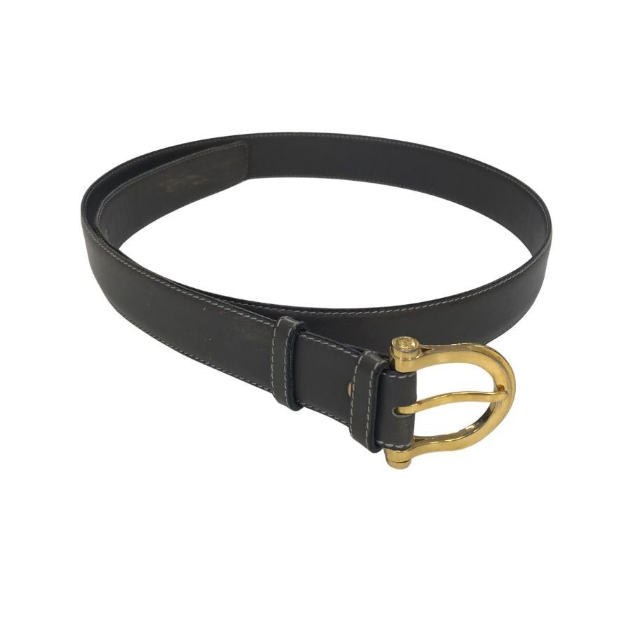 ロエベ レザーベルト ゴールド金具 グレー LOEWE【AFI13】 - メルカリ