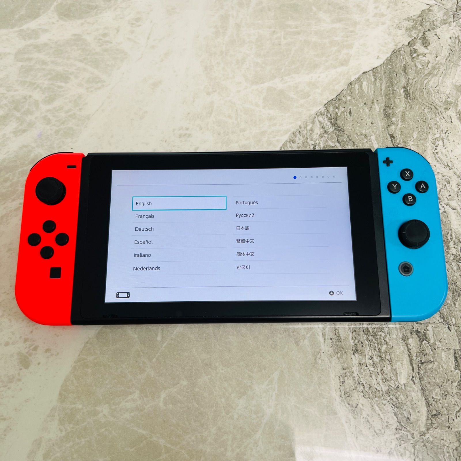 完動品】Nintendo Switch スイッチ 本体 バッテリー強化版 2024年製