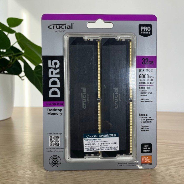 Crucial デスクトップ用メモリ 32GB DDR5-6000 - メルカリ