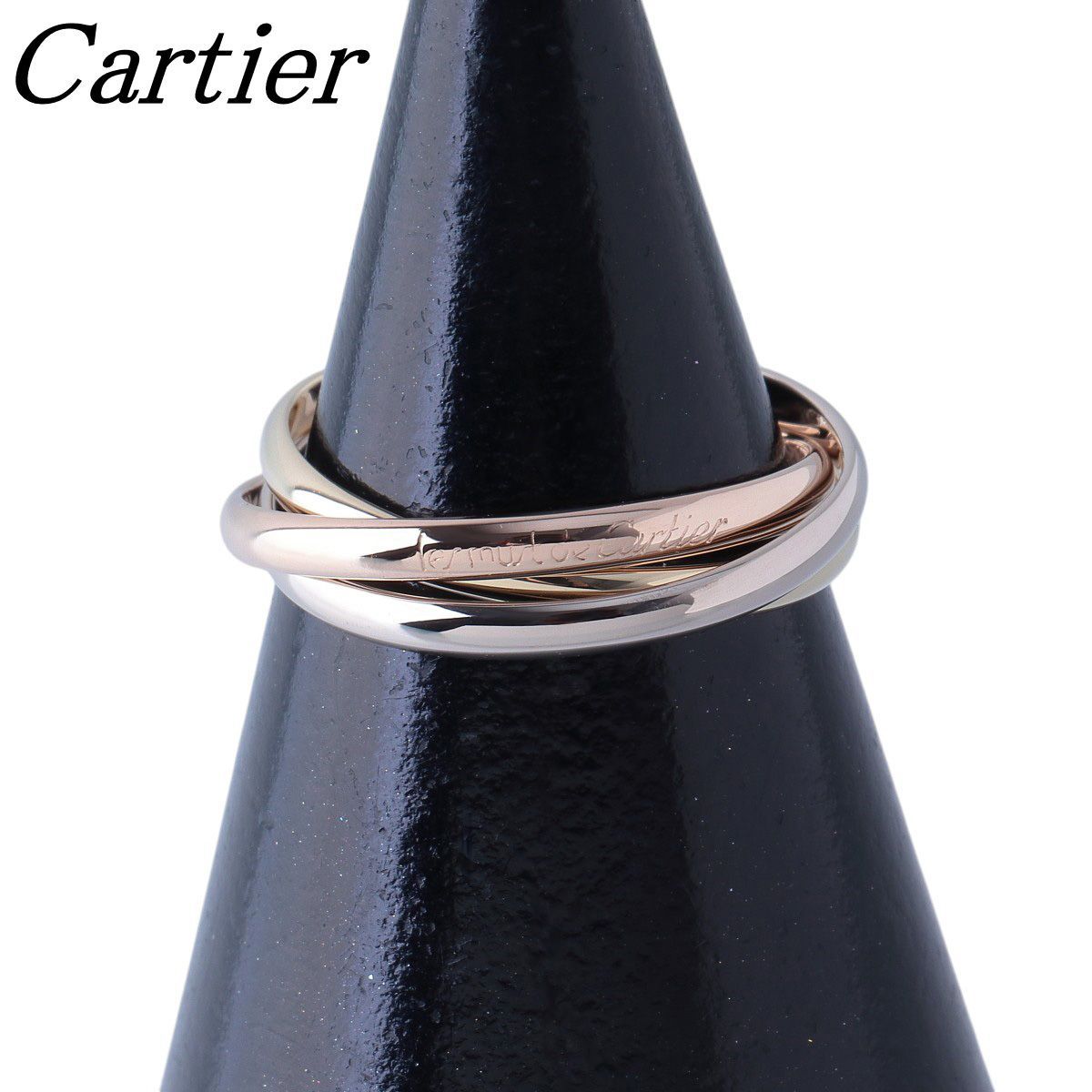 カルティエ トリニティ リング XS #52 750PG/WG/YG スリーカラー 新品