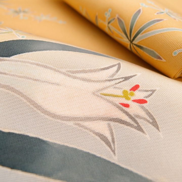 中古】九寸名古屋帯 作家物 手描き友禅 手染め 友禅染 本加工 正絹