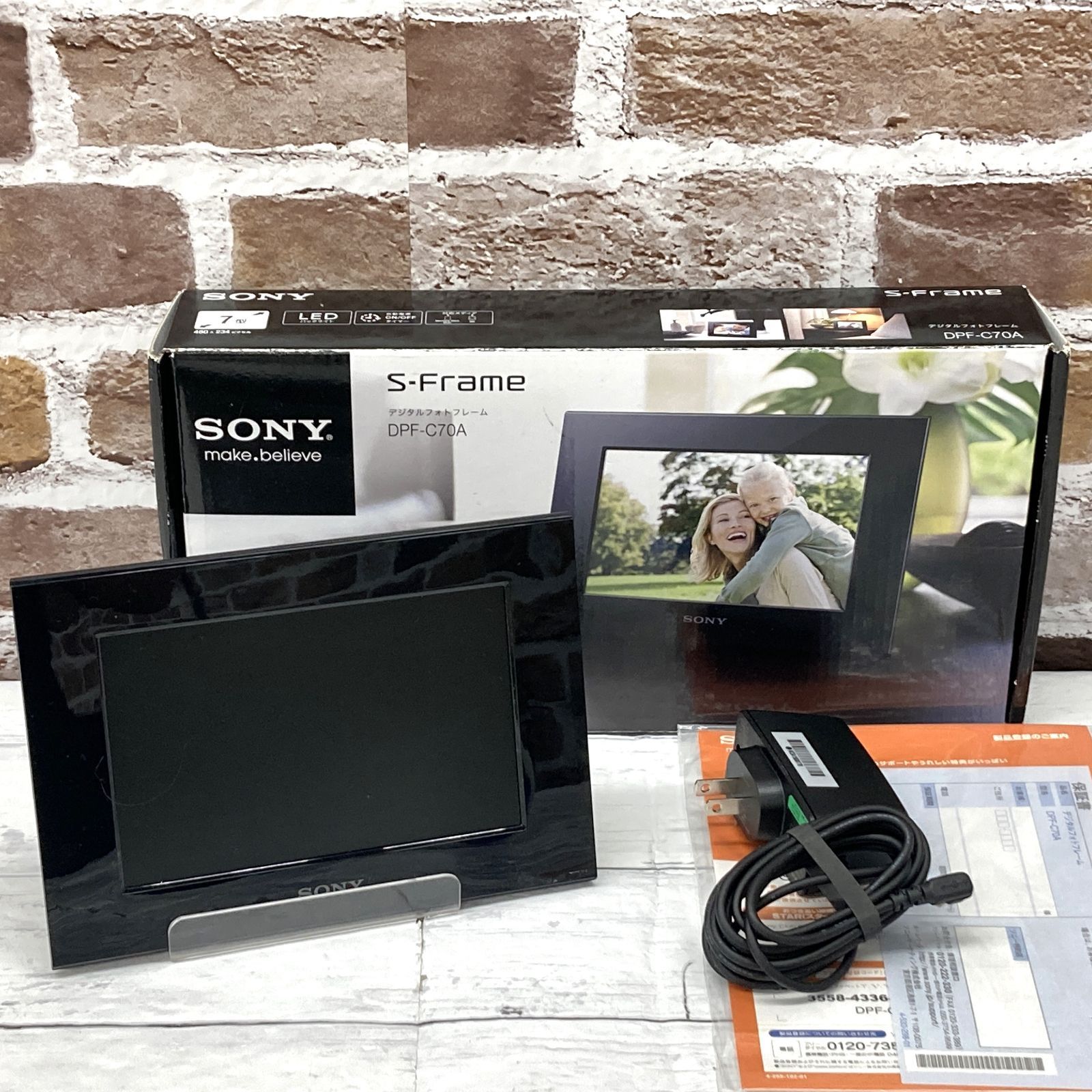 未使用保管品 SONY ソニー デジタルフォトフレーム DPF-C70A 7型