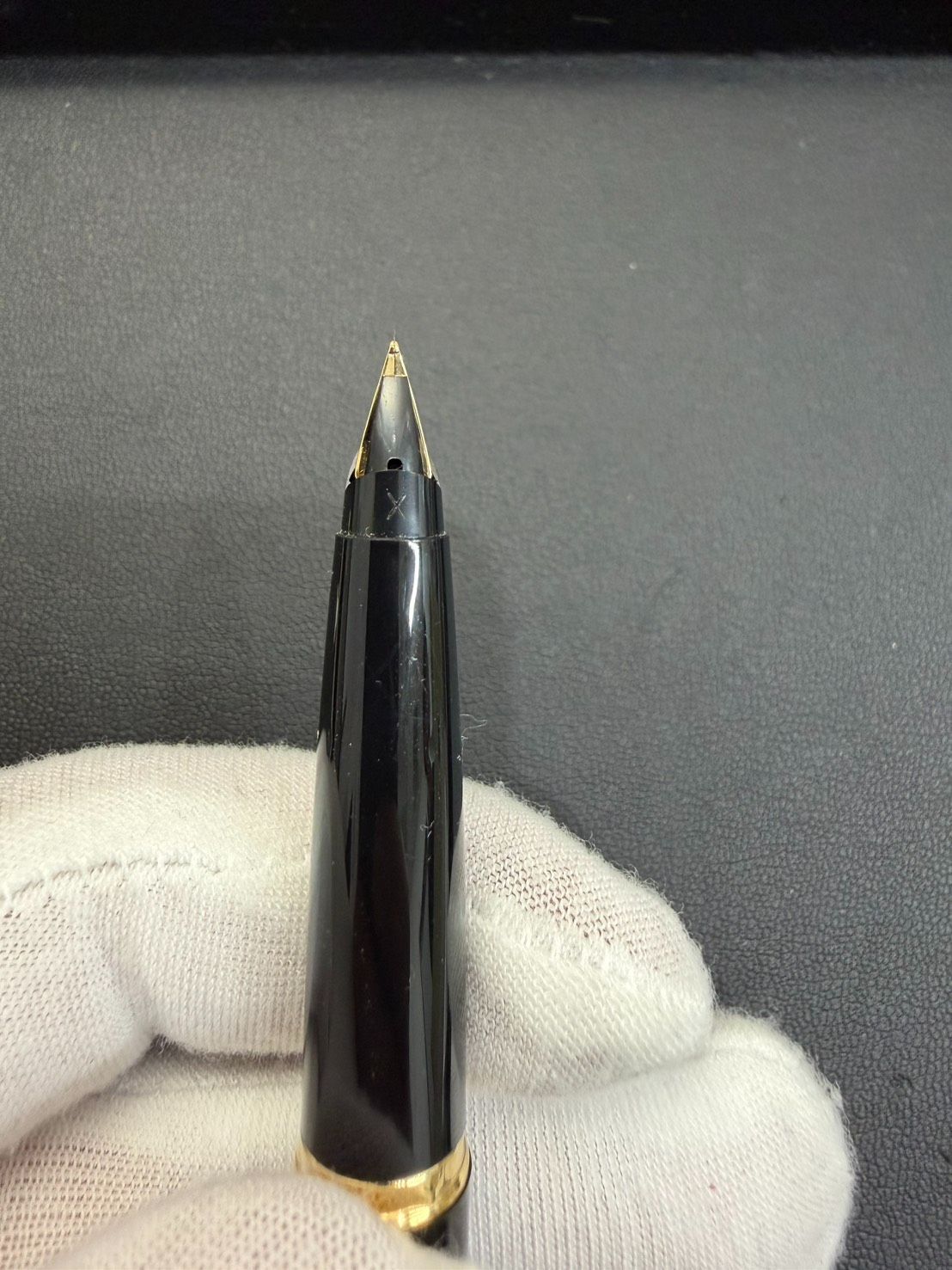 新品未使用】PARKER パーカー45 万年筆 XF極細 イギリス製 箱・保証書