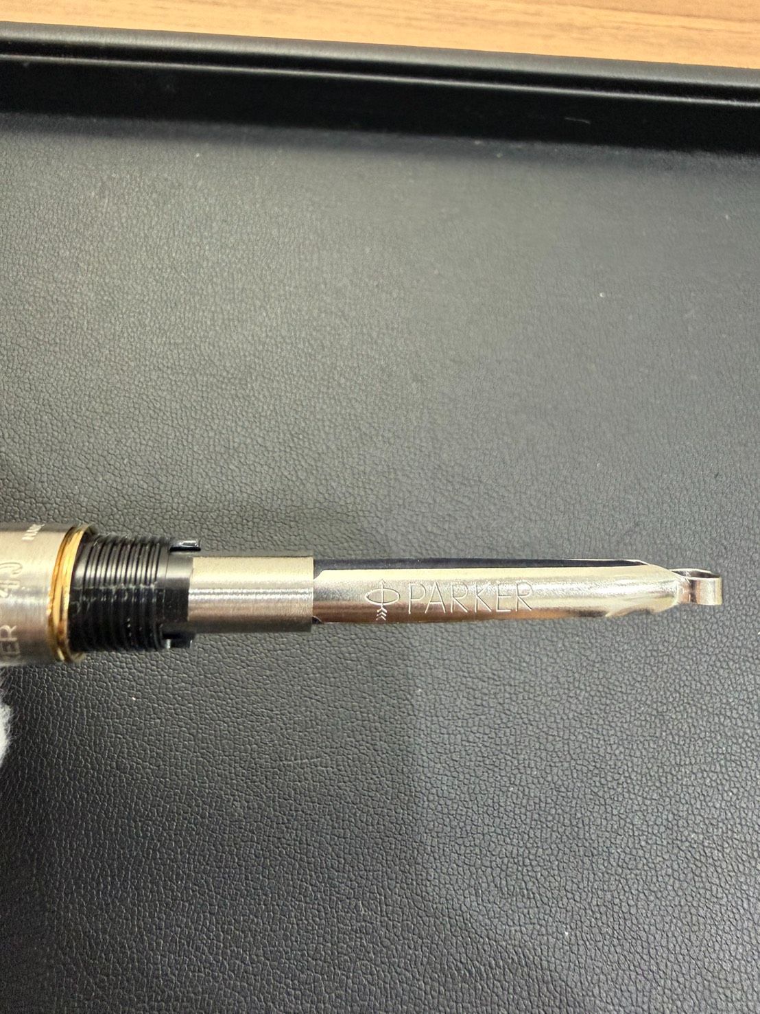 新品未使用】PARKER パーカー45 万年筆 XF極細 イギリス製 箱・保証書